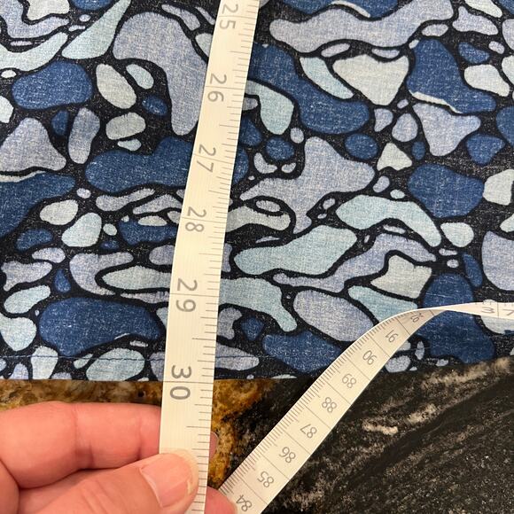 Michael Bastian Men's Blue Geometric Print Button Down Shirt - SIZE L - Picture 8 of 9